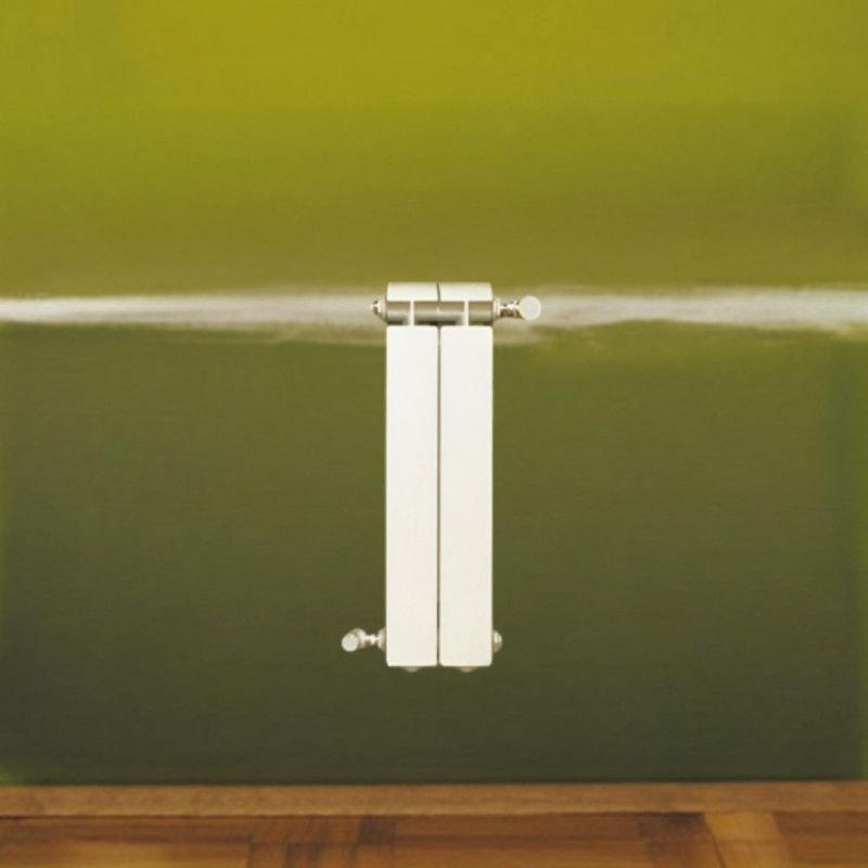 Global – Radiateur eau chaude aluminium 324W – 2 éléments – Compatible chauffage central – Design moderne blanc – Pour pièces jusqu'à 25 m2 - Image 6