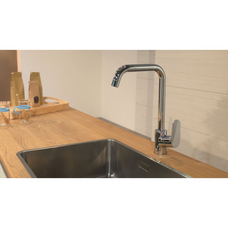 Hansgrohe – Mitigeur de cuisine Focus 260 – Bec orientable 360° – Hauteur sous bec 26cm – 1 jet normal – Compatible chauffe-eaux – 31820000 - Image 6