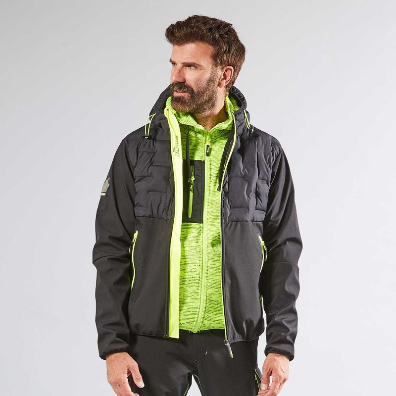 Veste de travail SPOCK Black Carbon - FU213BC - Upower - taille M - Image 4