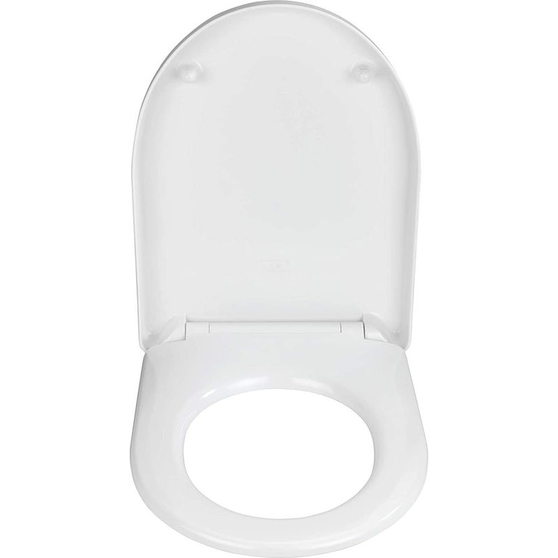 Wenko – Siège WC blanc Duroplast Easy-Close – Abattant adulte pour WC – Fixation hygiénique Fix-Clip – Compatible Geberit et autres marques - Image 3