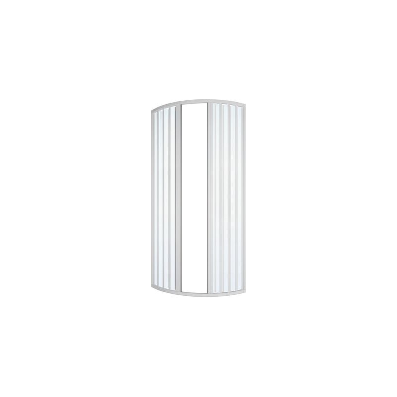 Paroi de douche circulaire rabattable 68-70 cm avec ouverture latérale