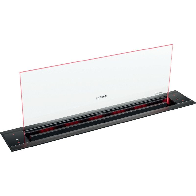Bosch – Hotte escamotable 80 cm – Débit d'air 501 m3/h – Classe énergétique A – Moteur Eco silence drive – Fonction recyclage de l'air