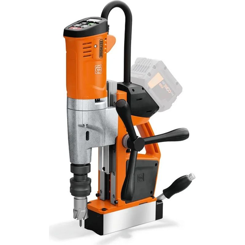 Fein – Perceuse magnétique sans fil 18V – Moteur sans balais – Ø max 35 mm – Pour béton armé et carottage précis – 12,2 kg - Image 2