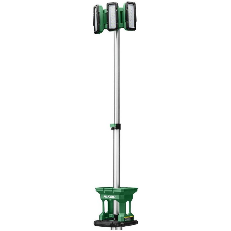 Hikoki – Lampe de chantier LED 18V avec trépied – Alimentation hybride secteur/batterie – IP55 pour chantiers humides – UB18DGW4Z - Image 3