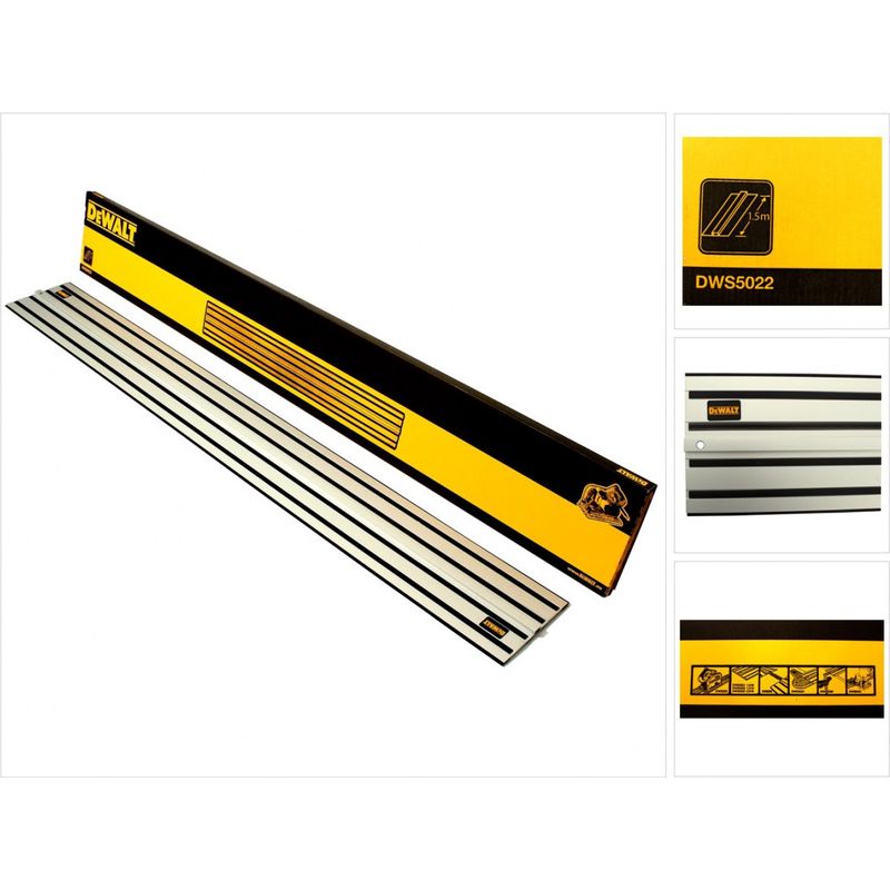 Dewalt – Rail de guidage 1.5 m DWS5022 – Accessoire pour scie sur table – Adaptation pour scie plongeante – Pour bois dur et teck - Image 8