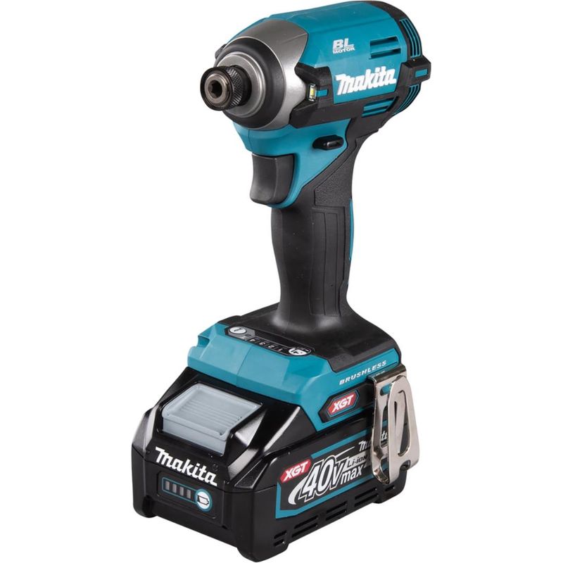 Makita – Clé à chocs 40V – Moteur BL – Couple max 210Nm – Mode anti-serrage T-MODE – Technologie XPT pour usage pro Plate