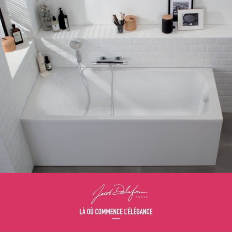 Baignoire droite 170 X 75 JACOB DELAFON Brive - Image 2