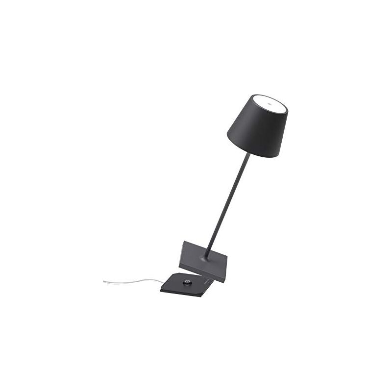 Lampe Led Poldina Pro Gris Foncé Rechargeable Ip65 Usage Extérieur, Dimmable Avec Autonomie Jusqu'À 12 Heures - Image 5