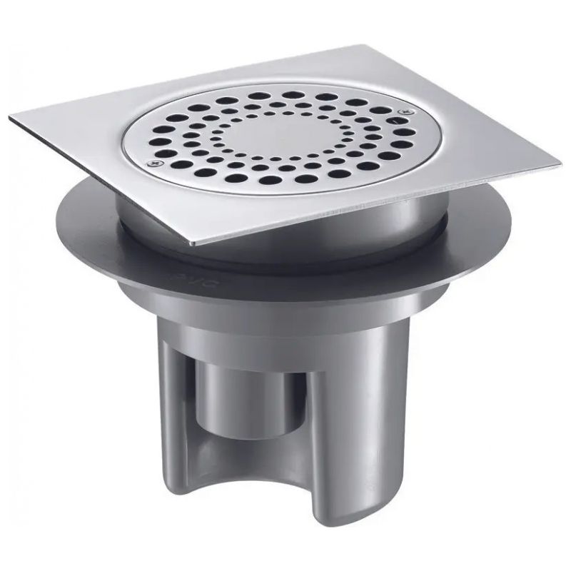 Delabie – Siphon de sol réglable 150 x 150 mm – Garde d'eau 50 mm – Sortie intégrée Ø 40 mm – Installation à l'italienne pour carrelage et béton - Image 6