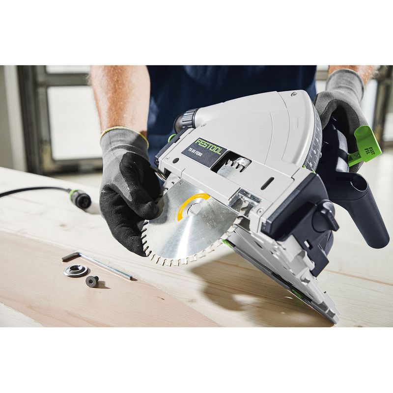 Festool – Lame de scie circulaire 160mm – Pour bois, aluminium et plastique – Coupe fine, 20 dents, 1,8mm d'épaisseur – Lot de 3 Adapter - Image 5