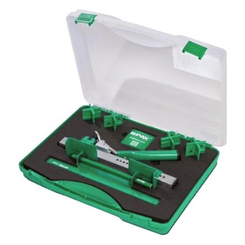 Redresseur de lame Spax Kaiman pro – Masterset pour redressement facile – 4 espaceurs pour joints 4-7 mm – Construction terrasse bois - Image 10