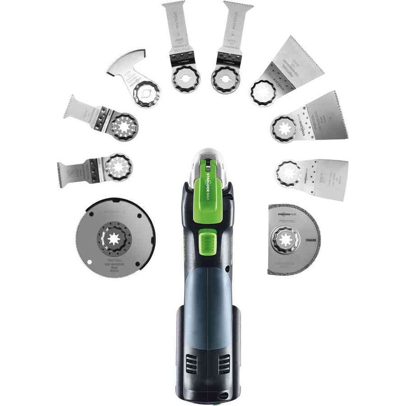 Festool – Outil oscillant sans fil 18V – Moteur EC-TEC sans charbons – Porte-outil StarlockMax – Profondeur de coupe réglable – 576591 - Image 4