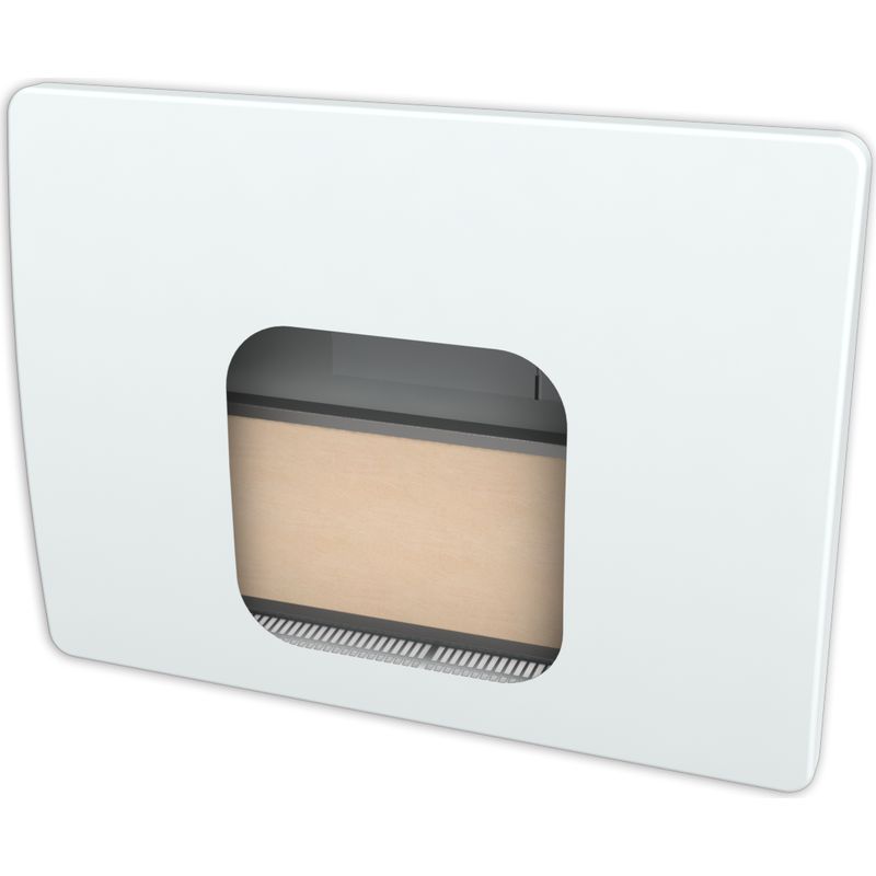 Carrera – Radiateur à inertie céramique 1500W – Thermostat Ecopilote LCD – Fixation murale – Design horizontal blanc - Image 4