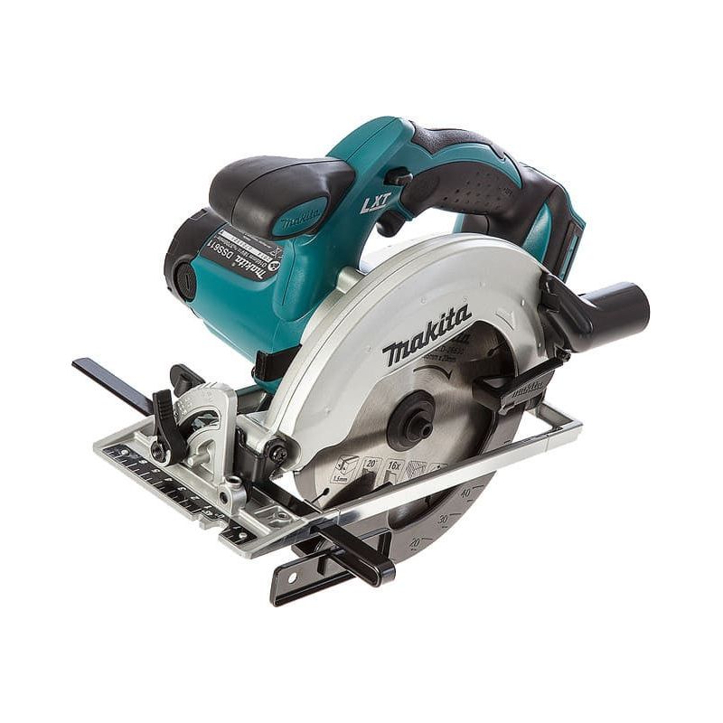 Makita – Scie circulaire 18V LXT Ø 165 mm – Moteur Brushless – Profondeur de coupe 57 mm – Pour bois dur et teck – Machine seule