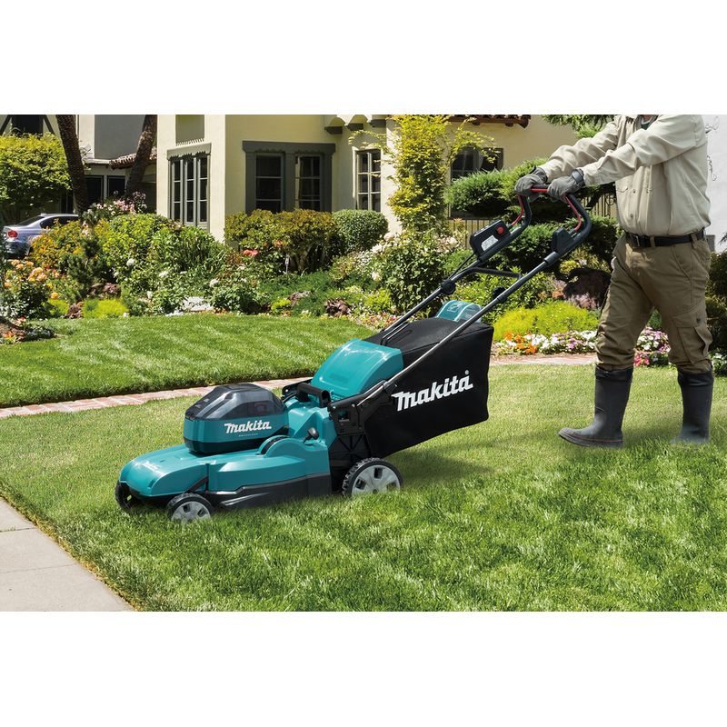 Makita – Tondeuse à batterie 64V – LM002JM101 – Largeur de coupe 534 mm – Surface d'action 1600 m2 – Moteur sans balais – Technologie XPT Adapter - Image 2