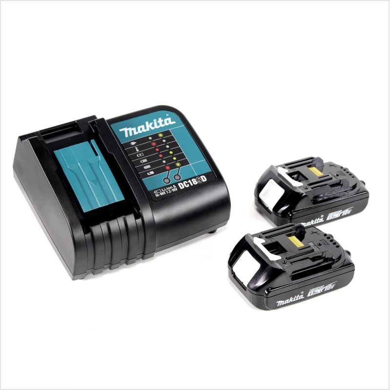 Makita – Perceuse-visseuse sans fil 18V avec 2 batteries 1,5Ah – Moteur Brushless – Couple 50Nm pour perçage précis – Coffret MAKPAC - DDF453SYE - Image 5