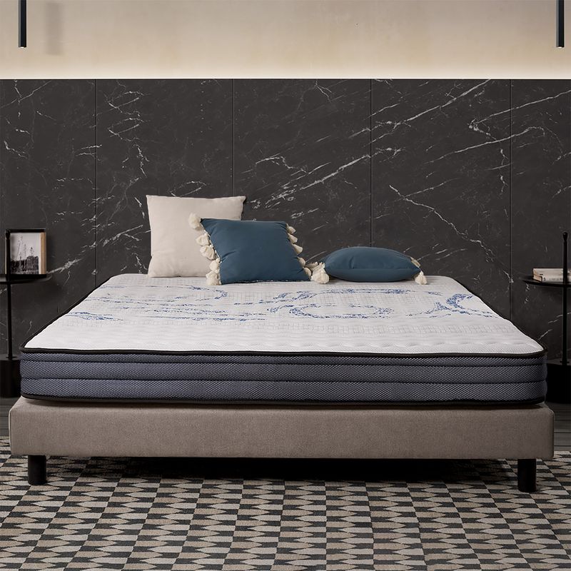 Pack de 2 matelas Perfect Sleep 70x190 cm - Soutien Blue Latex - Mousse à mémoire de forme HR - Noyau de polyuréthane - 7 Zones de Confort - Tissu - Image 3