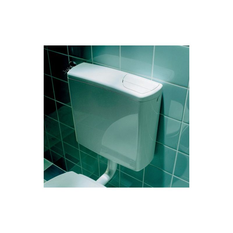Geberit – Réservoir de chasse d'eau indépendant semi bas double touche blanc – Isolation intérieure anti-condensation – Économie d'eau 6-9L - Image 10