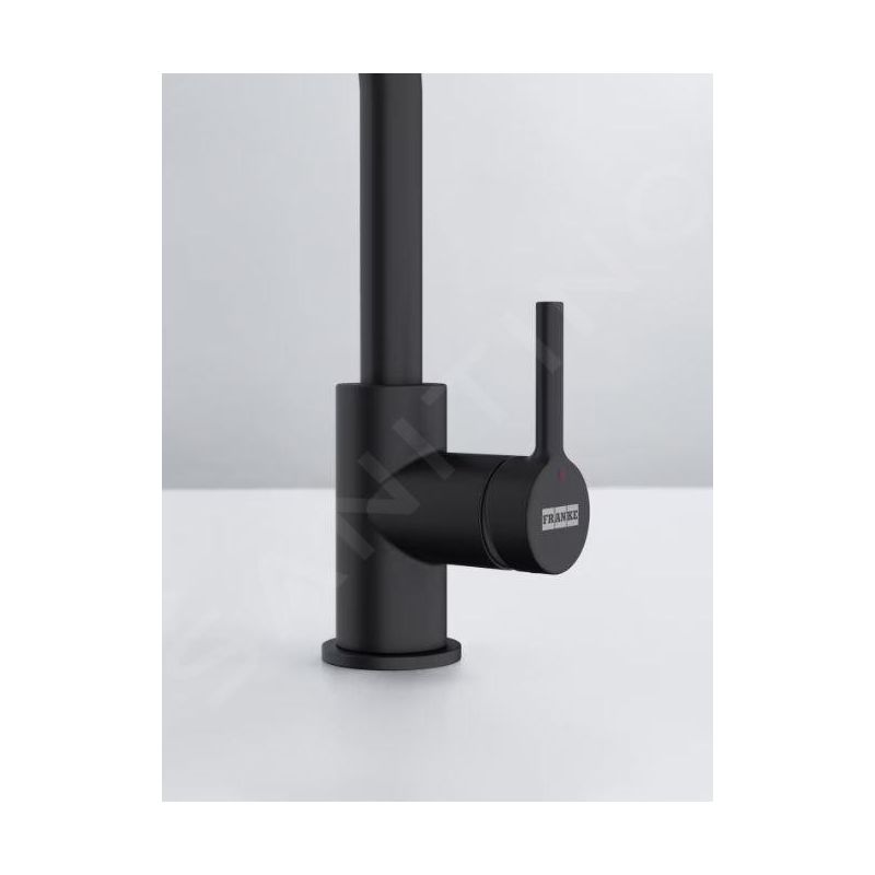 Franke – Mitigeur de lavabo 295481 noir mat – Douchette rotative 360° – Fixation intégrée – Laiton haute pression - Image 6