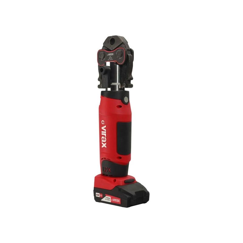 Virax – Presse à sertir électro-mécanique Viper L2X 253570 – 2 batteries Lithium-Ion – Sertissage intelligent avec contrôle automatique – Poids 2,1 kg - Image 8