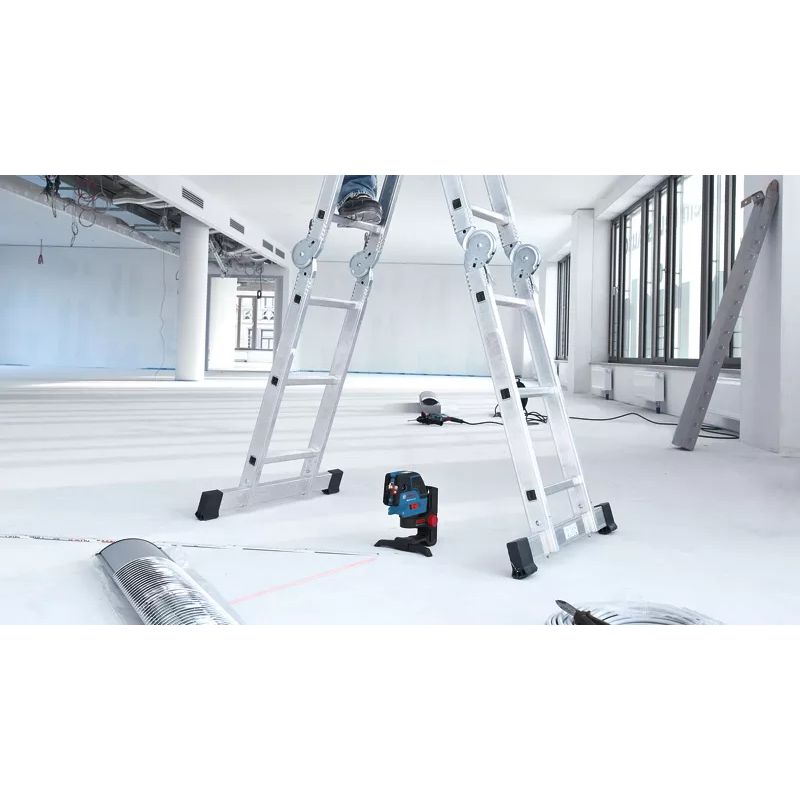 Bosch – Laser 5 points 2 lignes 30m – Classe 2 – Protection IP54 – Compact et robuste pour chantiers – Facile à utiliser - Image 9