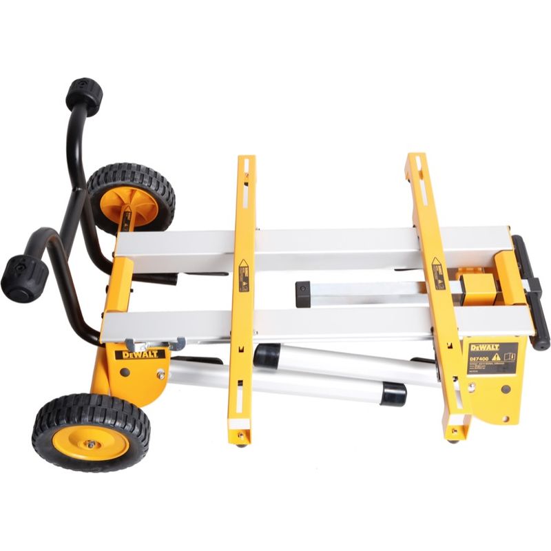 Dewalt – Piètement roulant pour scies à table – Aluminium léger – Charge max 68 kg – Dimensions plié 84,6 x 49,8 x 21,8 cm - Image 6