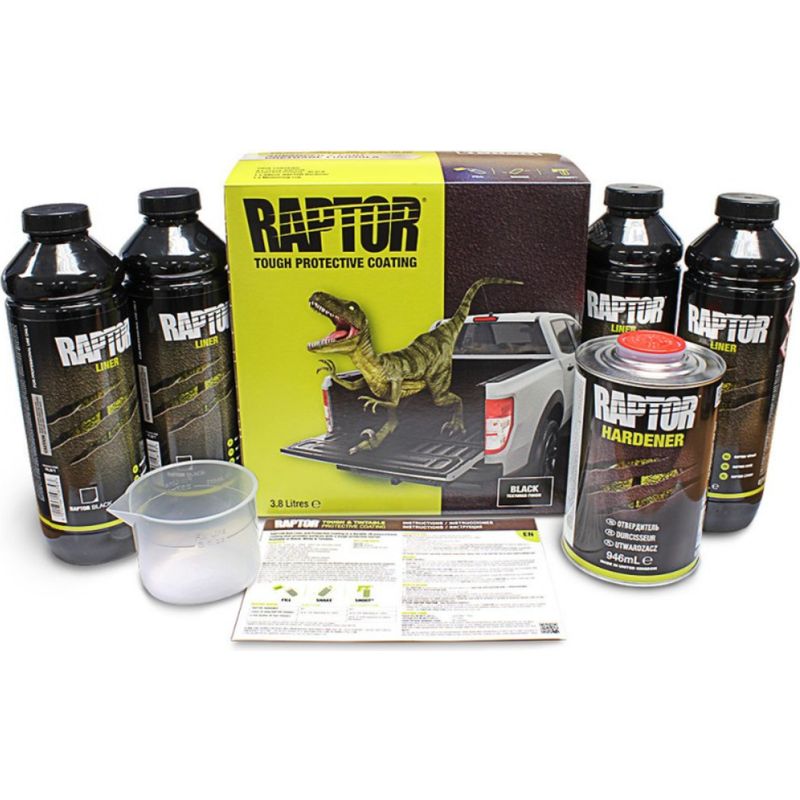 Kit Raptor 4 bouteille Noir + durcisseur RAPTOR - Image 2