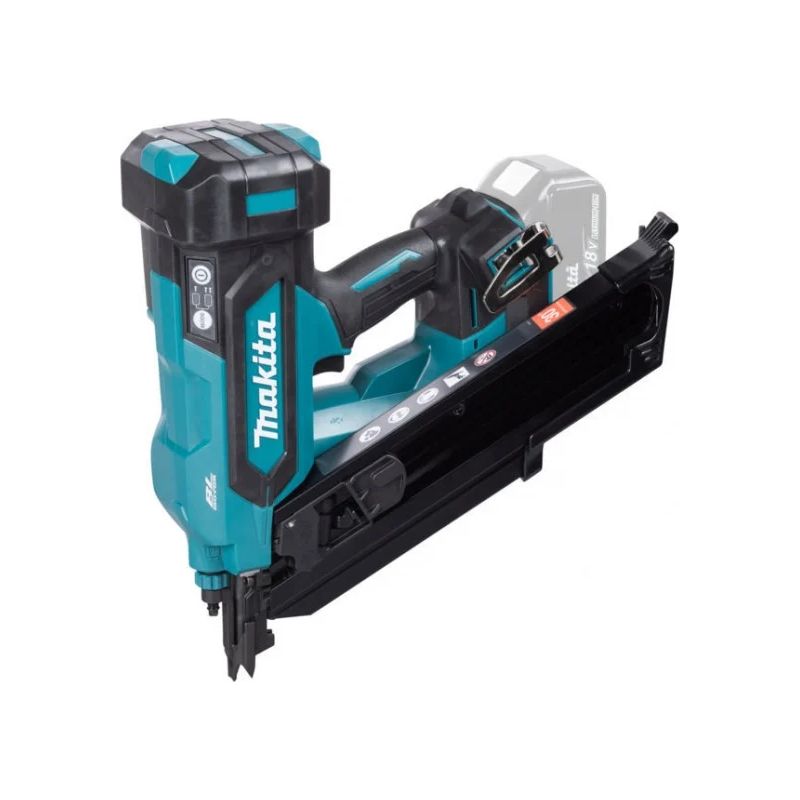 Makita – Cloueur à bande sans fil 18V – Clous tête en D 50-90 mm – Moteur sans entretien – Déclenchement individuel et en série