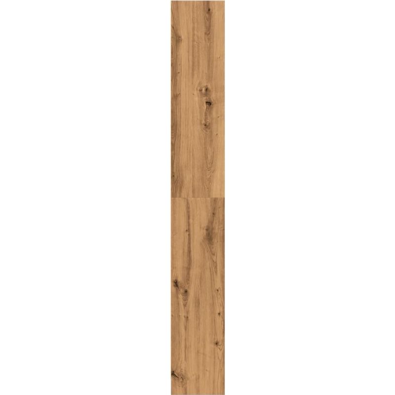 Vidaxl – Bibliothèque chêne artisanal 80x24x176 cm – Bois d'ingénierie – Compartiments ouverts pour rangement – Facile à entretenir - Image 5