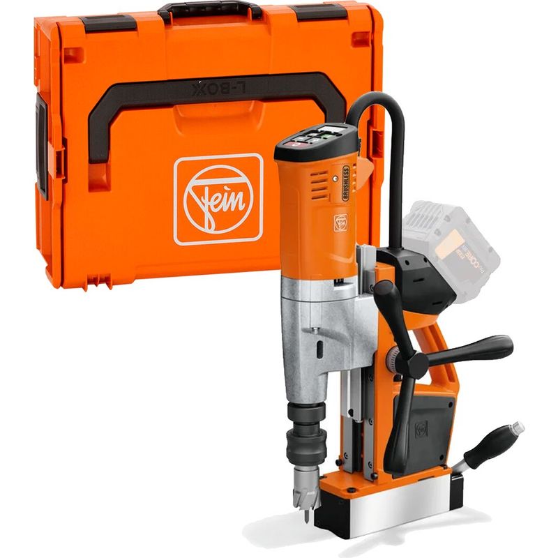 Fein – Perceuse magnétique sans fil 18V – Moteur sans balais – Ø max 35 mm – Pour béton armé et carottage précis – 12,2 kg