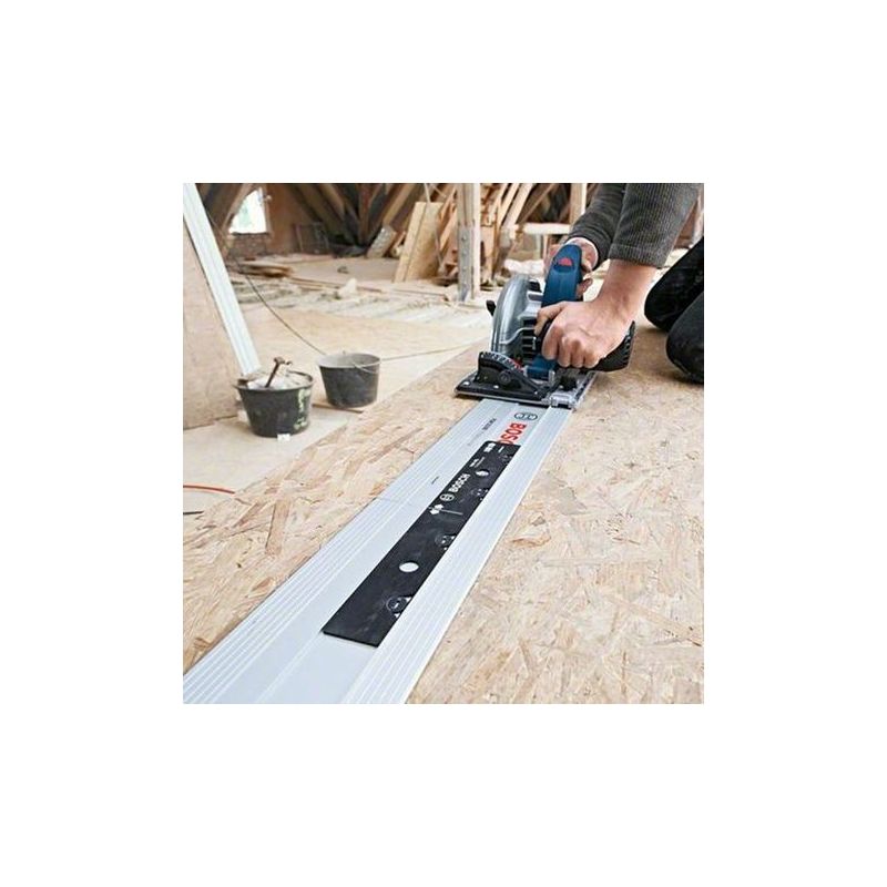 Bosch Professional – Rail de guidage 1,6m pour scie circulaire – Aluminium pour coupes précises – Antidérapant et pare-éclats – Compatible avec - Image 7