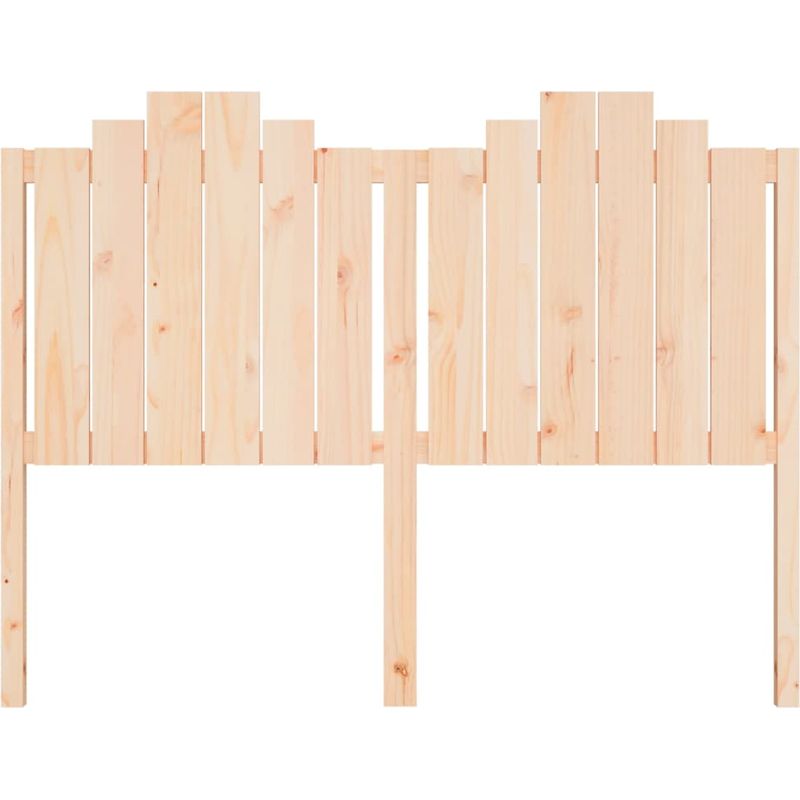 Les Tendances – Tête de lit en bois massif de pin 141x4x110 cm – Charme rustique – Soutien confortable pour lecture – Compatible avec cadres - Image 4