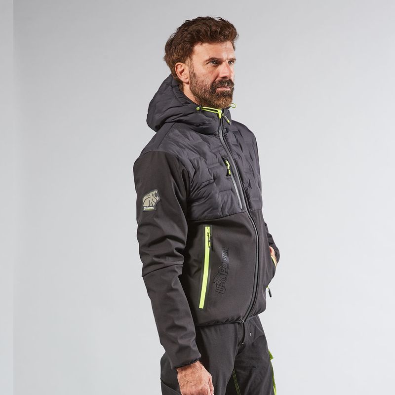 Veste de travail SPOCK Black Carbon - FU213BC - Upower - taille M - Image 3