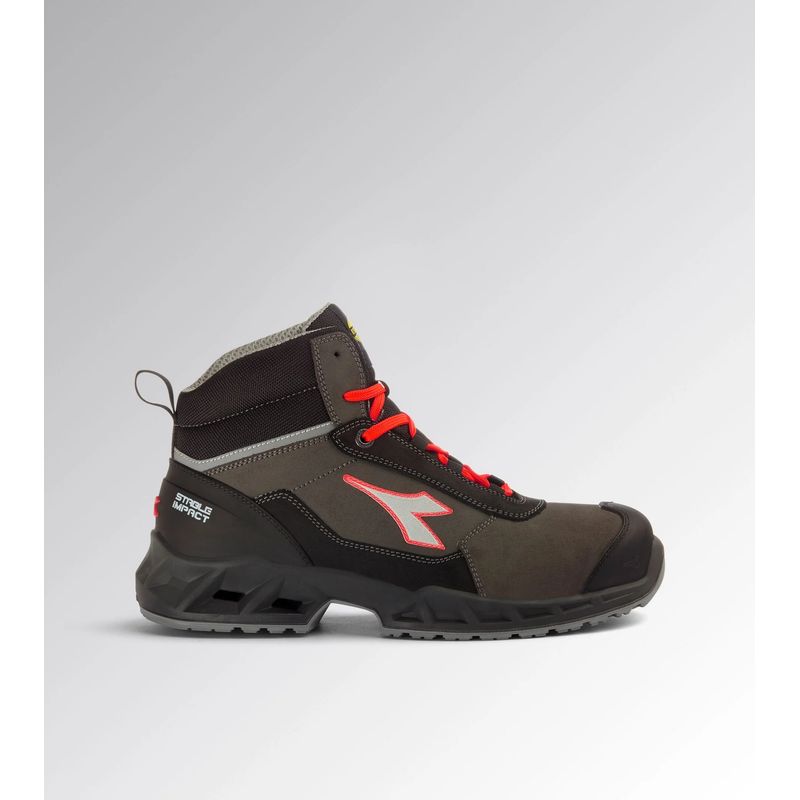 Chaussures de travail Diadora Shark Stable Impact Leather Mid S3 SRC ESD - 43 (EU) Adapter - Image 2