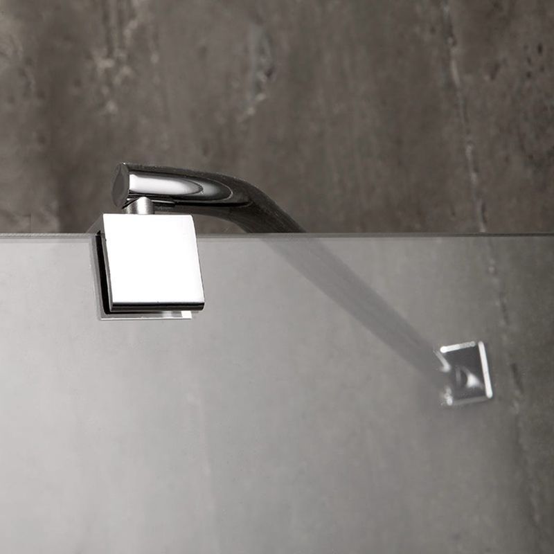 Kiamami Valentina – Cabine de douche rectangulaire 80x120 cm – Verre trempé 6 mm – Ouverture battante – Installation réversible sans structure - Image 4
