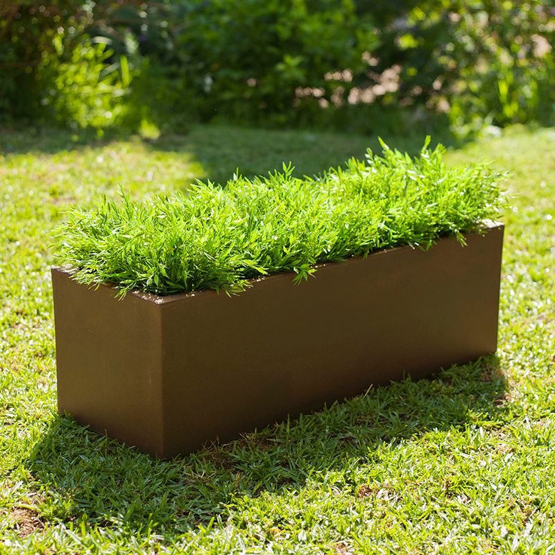 Moovere – Jardinière rectangulaire 100x40x36 cm – Polyéthylène résistant aux UV – Volume de plantation 60,7 litres – Pour intérieur et extérieur Pot - Image 4