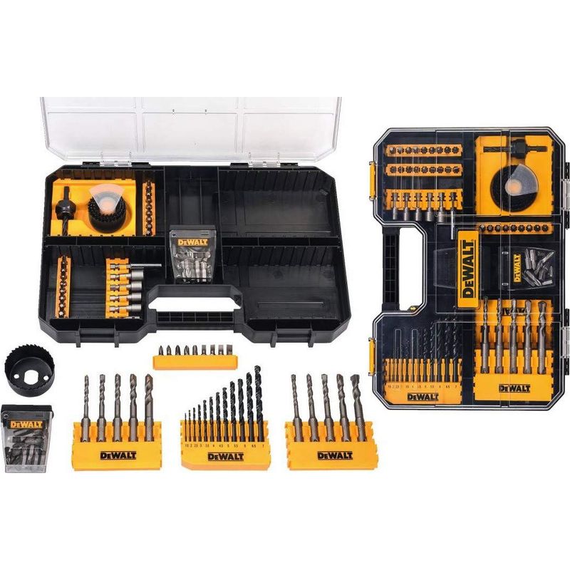 Dewalt – Coffret de forets pour perceuse 102 pièces – DT71583QZ – 33 forets mixtes, 12 HSS, 10 SDS, 21 embouts – Compatible TSTAK pour rangement Pan - Image 3