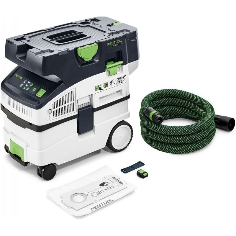 Aspirateur mobile 36V – Dépression 19000 Pa – Capacité 15L – Moteur Bluetooth pour outils Festool – Compact et léger