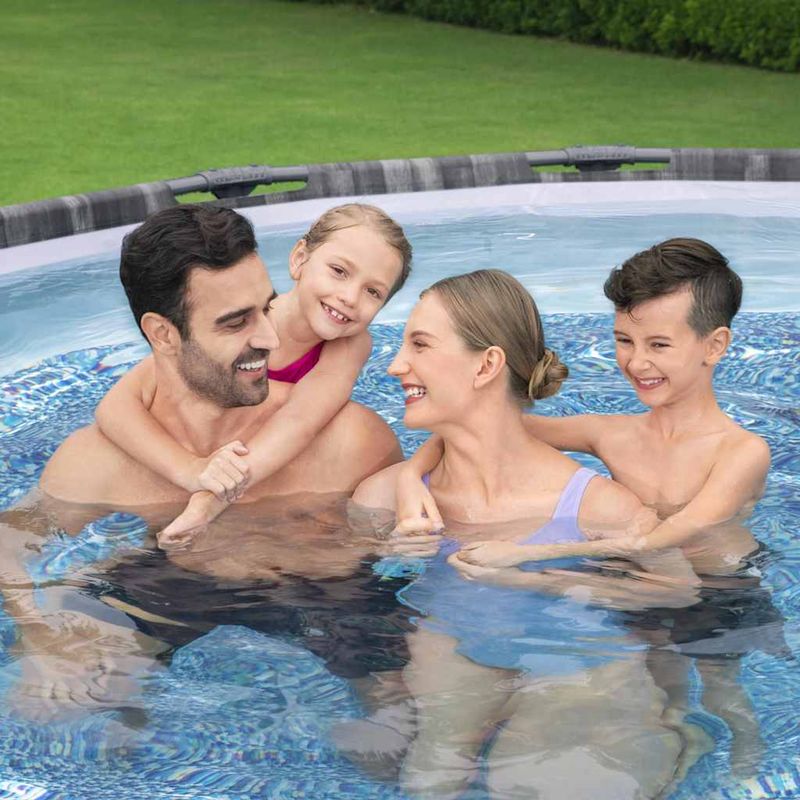 Bestway – Piscine hors sol ronde 427x107 cm – Cadre en acier – Doublure PVC résistante aux UV – Vanne de vidange rapide – Idéale pour usage intensif - Image 2