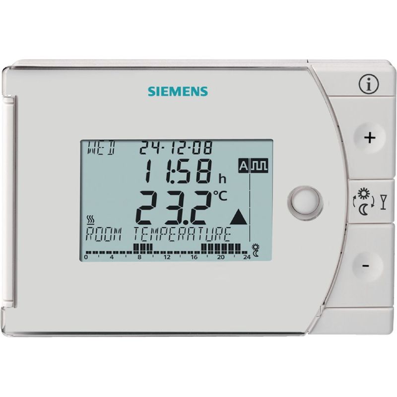 Siemens – Régulateur journalier REV REV13XA – Horloge de programmation avec 1 ou 2 périodes de confort – Alimentation à piles – Garantie 1 Thermostat - Image 3