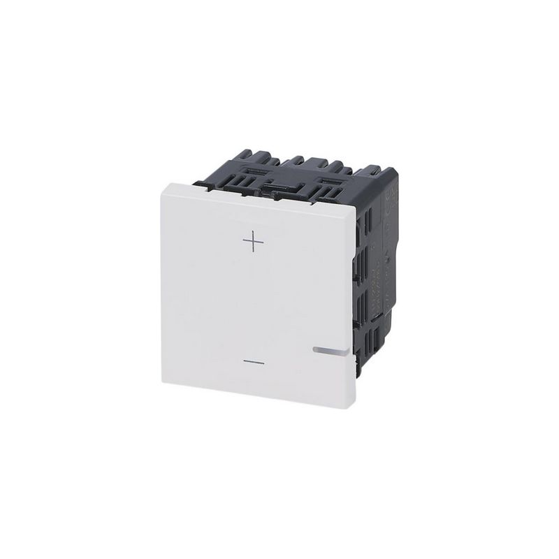 Legrand – Variateur de lumière complet 125W – 2 modules – Câblage 2 fils sans neutre – Compatible lampes LED dimmables – Blanc