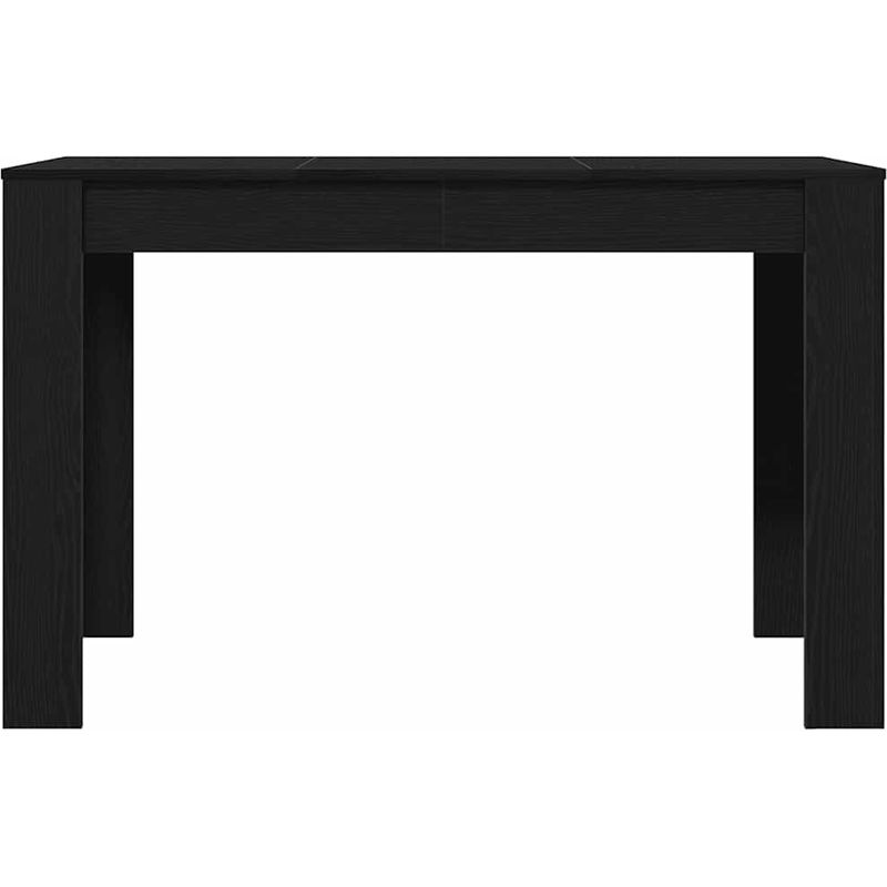 Vidaxl – Table à dîner chêne noir 120x60x76 cm – Bois d'ingénierie – Surface lisse et résistante à l'humidité – Facile à entretenir - Image 5