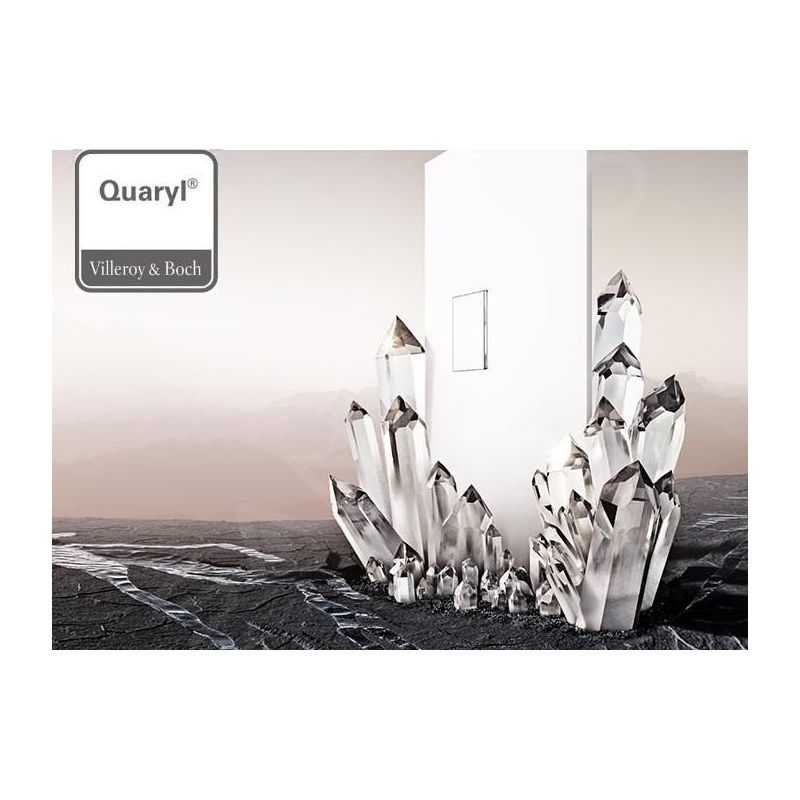 Villeroy & Boch – Baignoire rectangulaire Quaryl 170x75x47 cm – 2 places – Évacuation centrale 52 mm – Volume 238 l – SKU UBQ170OBR2DV01 - Image 6