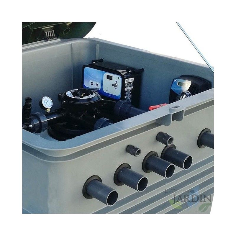Astralpool – Filtre à sable compact pour piscine enterrée – Pompe de filtration 1 CV – Filtre Aster Ø 550 mm avec vanne manuelle – Faible - Image 2