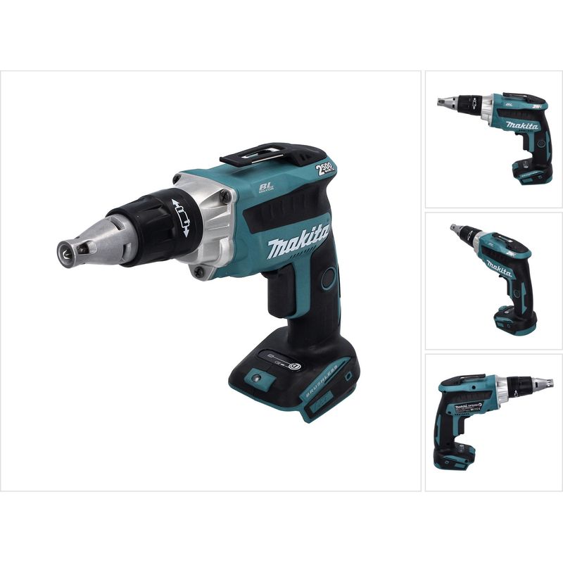 Makita – Visseuse à plaque de plâtre sans fil 18V – Moteur sans balais – Vissage rapide en série – Butée de profondeur réglable - Image 8