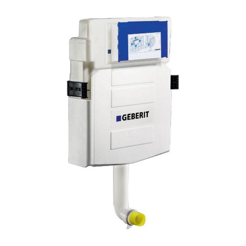 Geberit – Réservoir de chasse d'eau à encastrer 12cm – Coude emboîté – Pression dynamique 0.1-10 bar – Alimentation arrière ou par le haut - Image 10