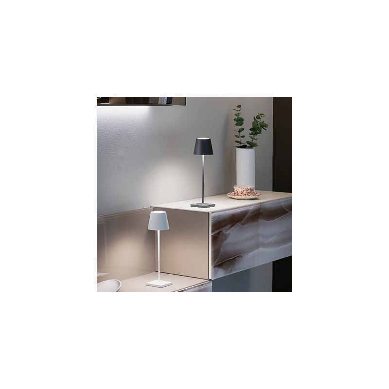 Lampe Led Poldina Pro Gris Foncé Rechargeable Ip65 Usage Extérieur, Dimmable Avec Autonomie Jusqu'À 12 Heures - Image 3