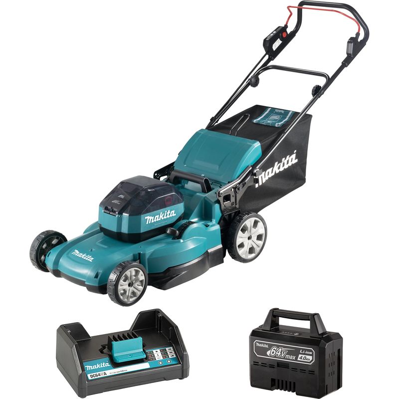 Makita – Tondeuse à batterie 64V – LM002JM101 – Largeur de coupe 534 mm – Surface d'action 1600 m2 – Moteur sans balais – Technologie XPT Adapter - Image 5