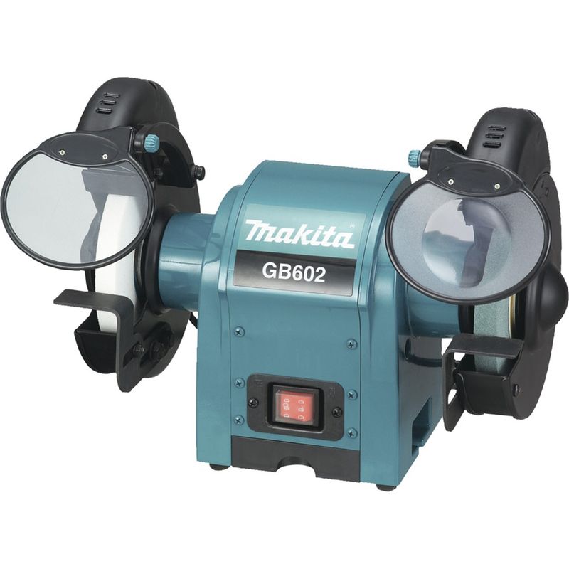 Makita – Touret à meuler 150 mm – GB602 – 250W – 2850 t/min – Pour affûtage outils et ébarbage – Pare-étincelles réglables - Image 6