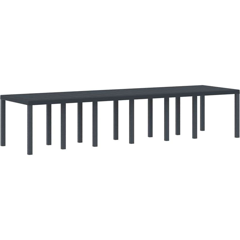 Vidaxl – Ensemble table et chaise de jardin 15 pcs – Poly rotin résistant aux UV – Coussins amovibles avec fermeture éclair – Design ergonomique - Image 4